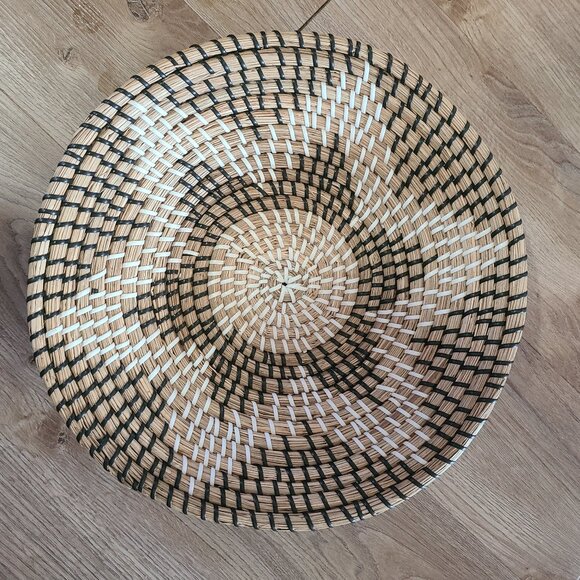 Source Unknown Other - Southwest Woven Basket Home Decor Wall Art 14" Star Design Southwestern Arizona